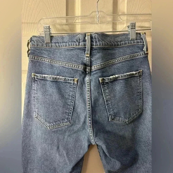 Agolde Toni Mid Rise Straight Jeans - Picture 7 of 9